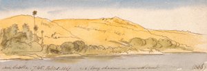 Above Sabooa by Edward Lear